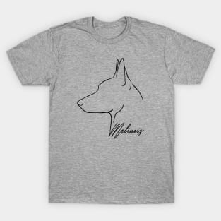 Proud K9 Belgian Malinois Profile dog T-Shirt